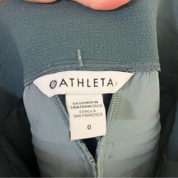 Athleta Cosmic Wrap Pant NEW Minimalist Grey Size 0 - Picture 13 of 16